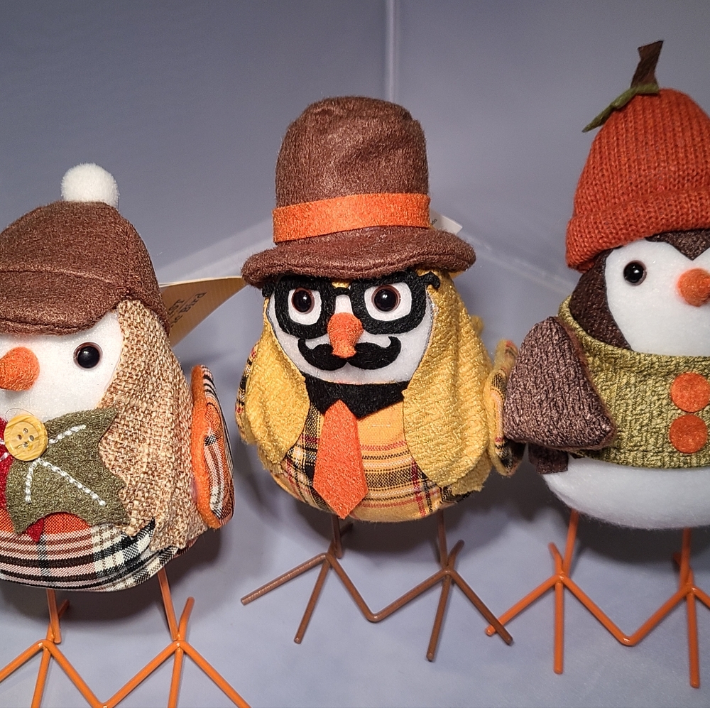 Fall Fabric Birds - Picture 5 of 8